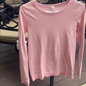 Lululemon Pink Long Sleeve Swift Shirt